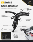 Saris Bones 2 Black Car Rack
