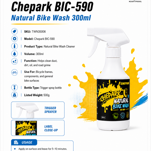 Chepark BIC-590 Natural Bike Wash 300ml