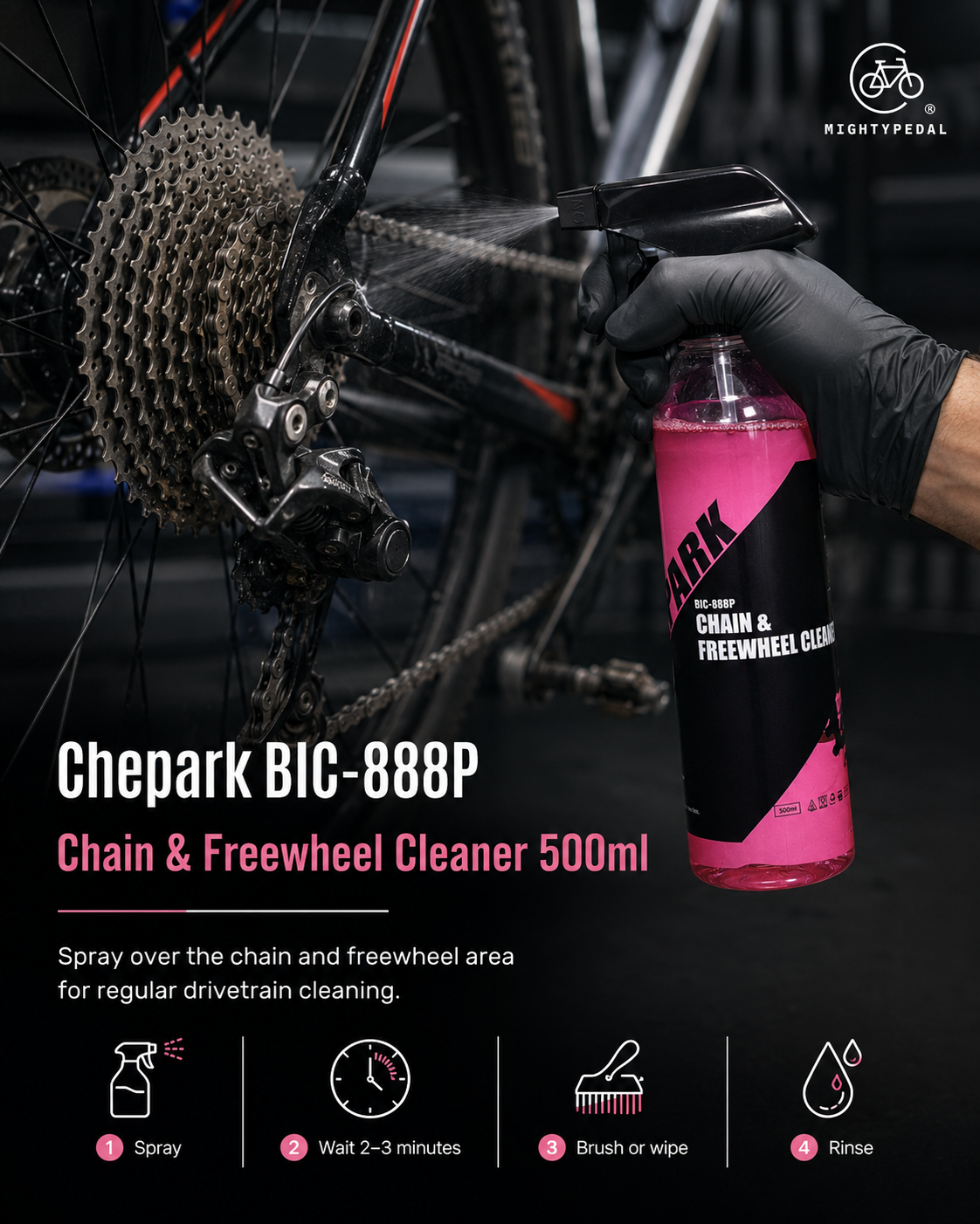 Chepark BIC-888P Chain Cleaner 500ml