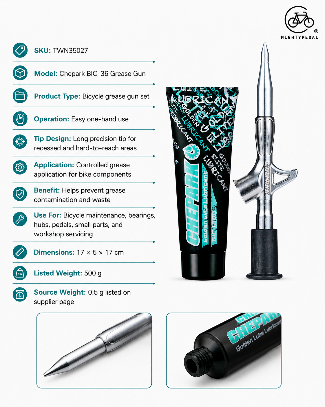 Chepark BIC-36 Grease Gun