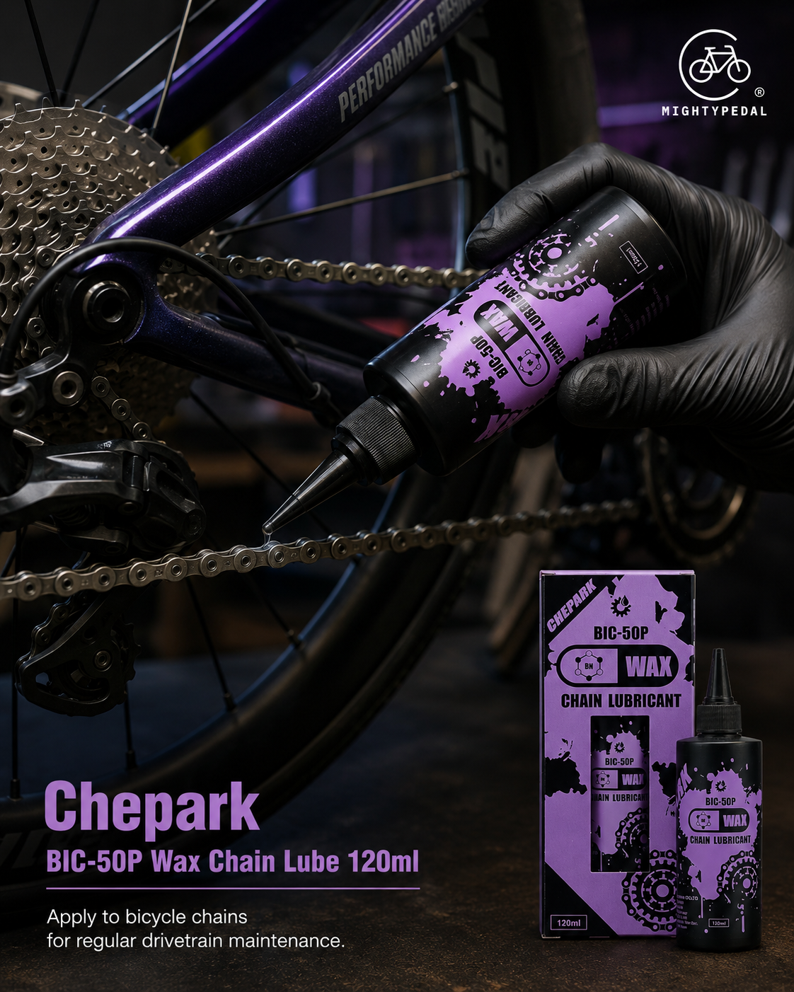 Chepark BIC-50P Wax Chain Lube 120ml