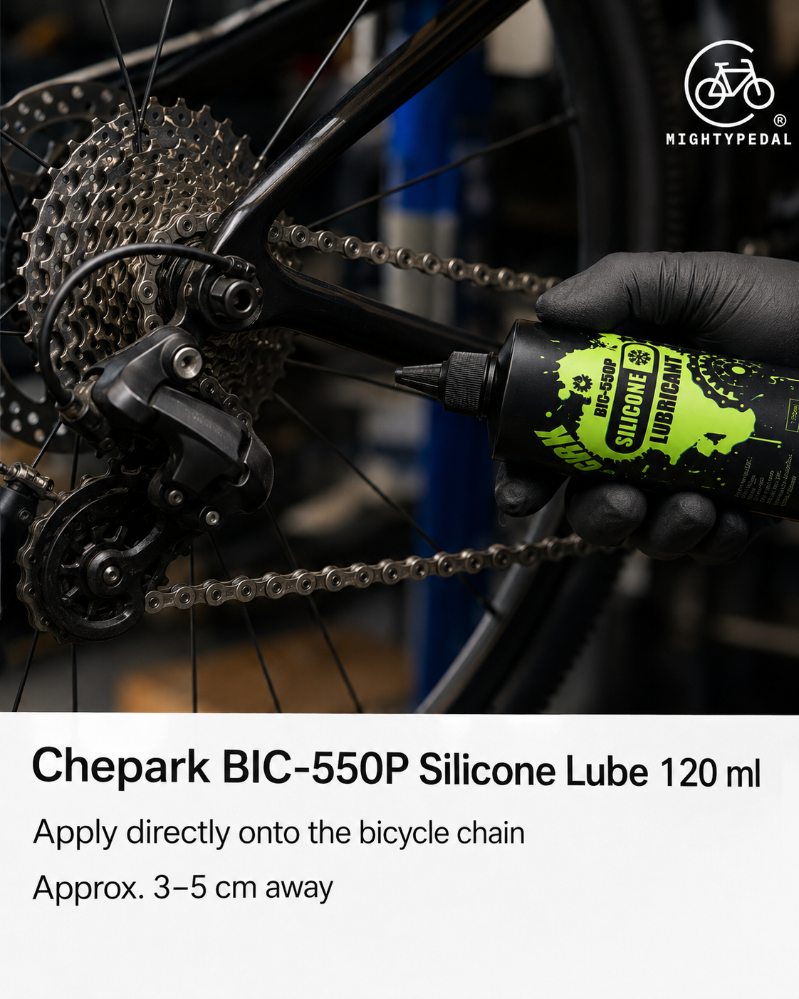 Chepark BIC-550P Silicone Lube 120ml