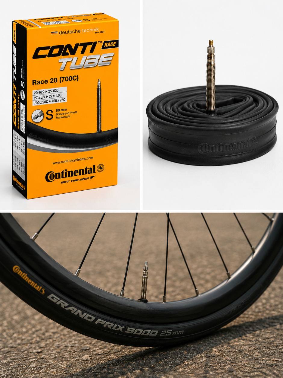 Continental Race Inner Tube 700x20–25c FV 60mm