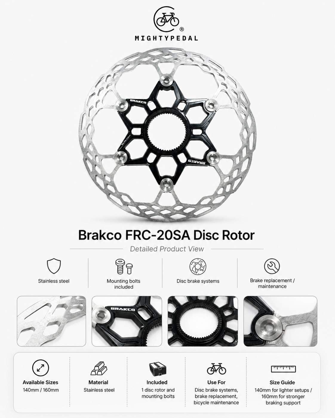 Brakco FRC-20SA Disc Rotor
