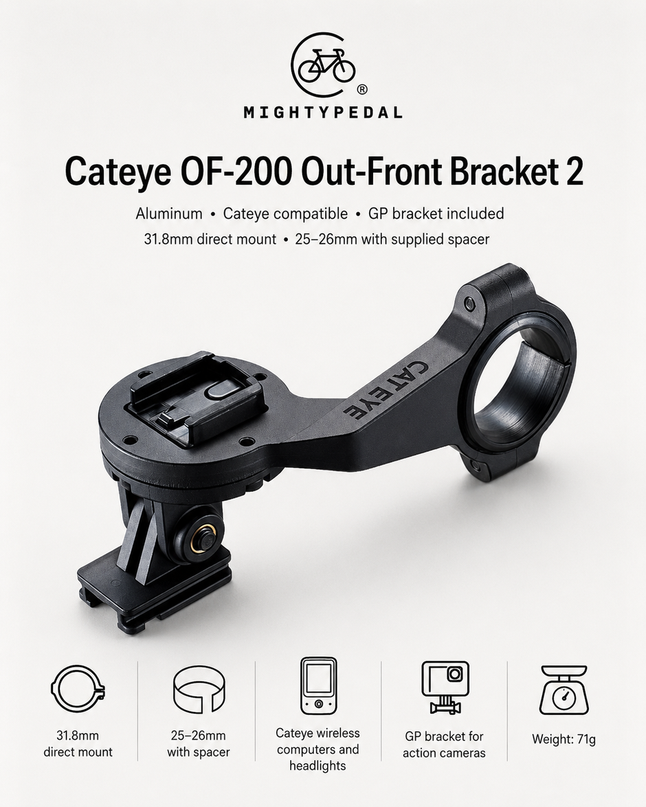 Cateye OF-200 Out-Front Bracket with GP Mount