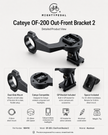 Cateye OF-200 Out-Front Bracket with GP Mount
