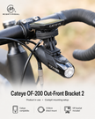 Cateye OF-200 Out-Front Bracket with GP Mount