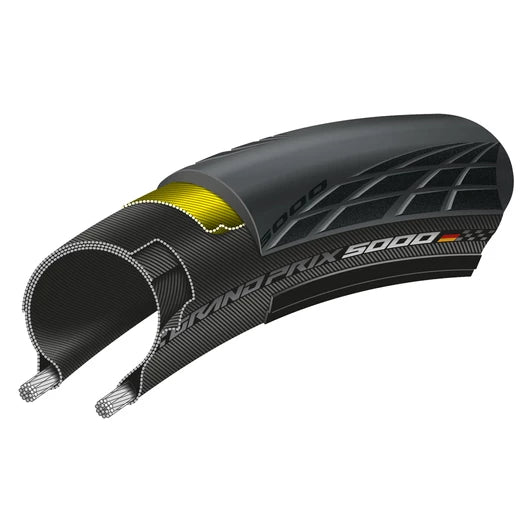 Continental GP5000 (Clincher) Tire, Tube Required