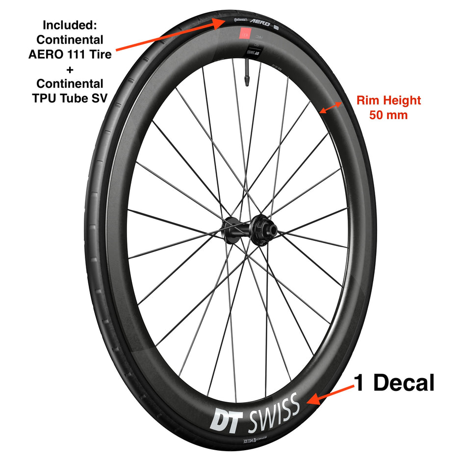 DT Swiss ARC 1100 700C Wheel Tires System (Front wheel)
