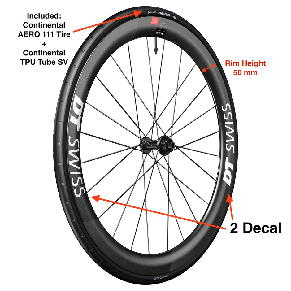 DT Swiss ARC 1100 700C Wheel Tires System (Front wheel)