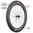 DT Swiss ARC 1100 700C Wheel Tires System (Front wheel)