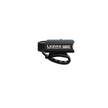 Lezyne Hecto Drive 500XL front bike light, side view showing secure mounting strap and compact LED design for improved visibility.