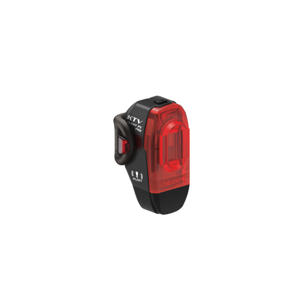 Lezyne KTV Pro Drive rear bike light, red LED, featuring alert mode and USB rechargeability.