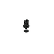 Lezyne mounting adapter and screw with an O-ring for qPRO mount system, showing individual components for secure attachment.