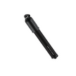 Lezyne ABS Flex Hose Bike Pump in black color, portable for easy bike inflation.
