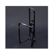 Glossy black Lezyne CNC bottle cage displayed against a dark background.