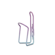 Lezyne CNC bottle cage with a sleek purple to blue fade design.