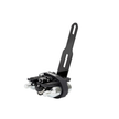Lezyne CO2 cartridge kit secured with strap and mounting bracket.