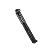 Compact black Lezyne Grip Drive HP mini hand pump with knurled grip for secure handling.