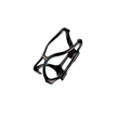 Sleek black Lezyne bottle cage designed for secure hydration on rides