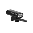 High-performance Lezyne Lite Drive 1000XL with two powerful LEDs, mounted on a bike for maximum illumination on the road.
