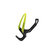 High-grip Lezyne bottle cage with black and neon yellow design for standout performance.