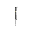 Extended Lezyne Pocket Drive mini pump with yellow piston and flex hose attached.