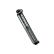 Metallic grey Lezyne Pocket Drive bike hand pump with textured grip for firm handling.