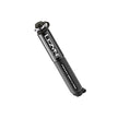 Durable Lezyne Pocket Drive Pro mini pump in sleek black finish with knurled aluminum grip.