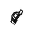 Black Lezyne side load bottle cage designed for convenient bottle removal on bikes.