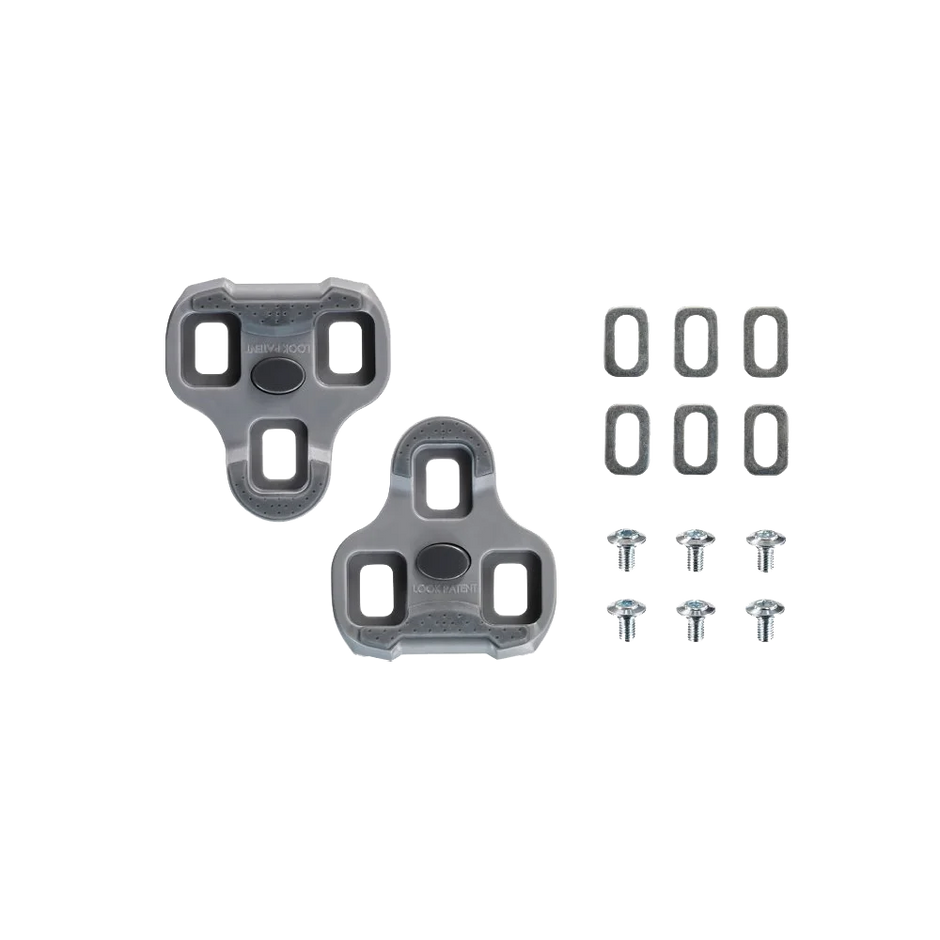 LOOK Pedal Cleat KEO GRIP , Grey , Pair