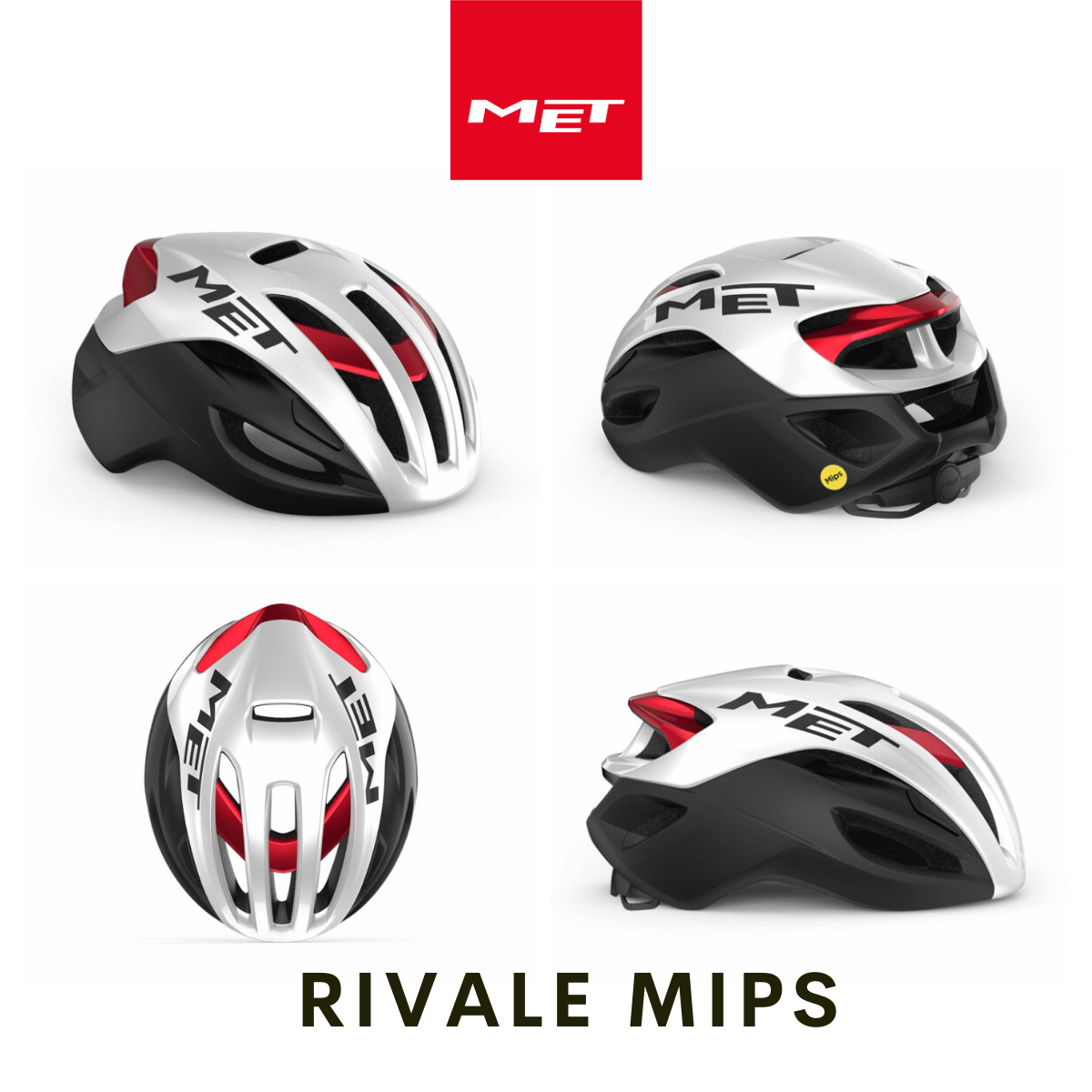 Met Rivale MIPS Road Cycling Helmet (Asian Fit)