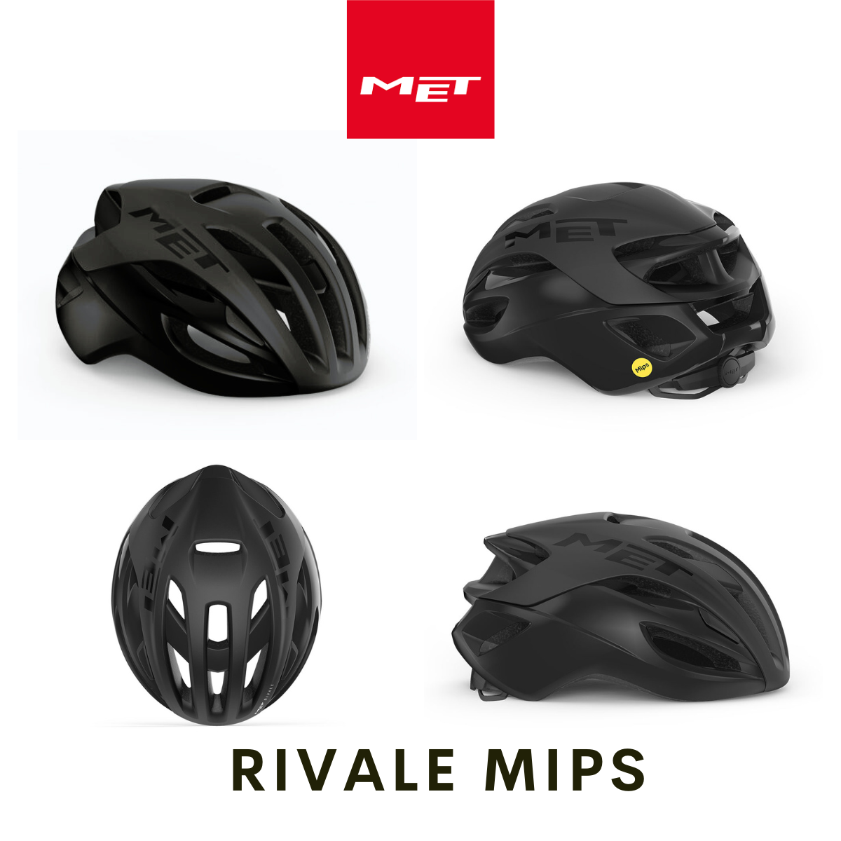 Met Rivale MIPS Road Cycling Helmet (Asian Fit)