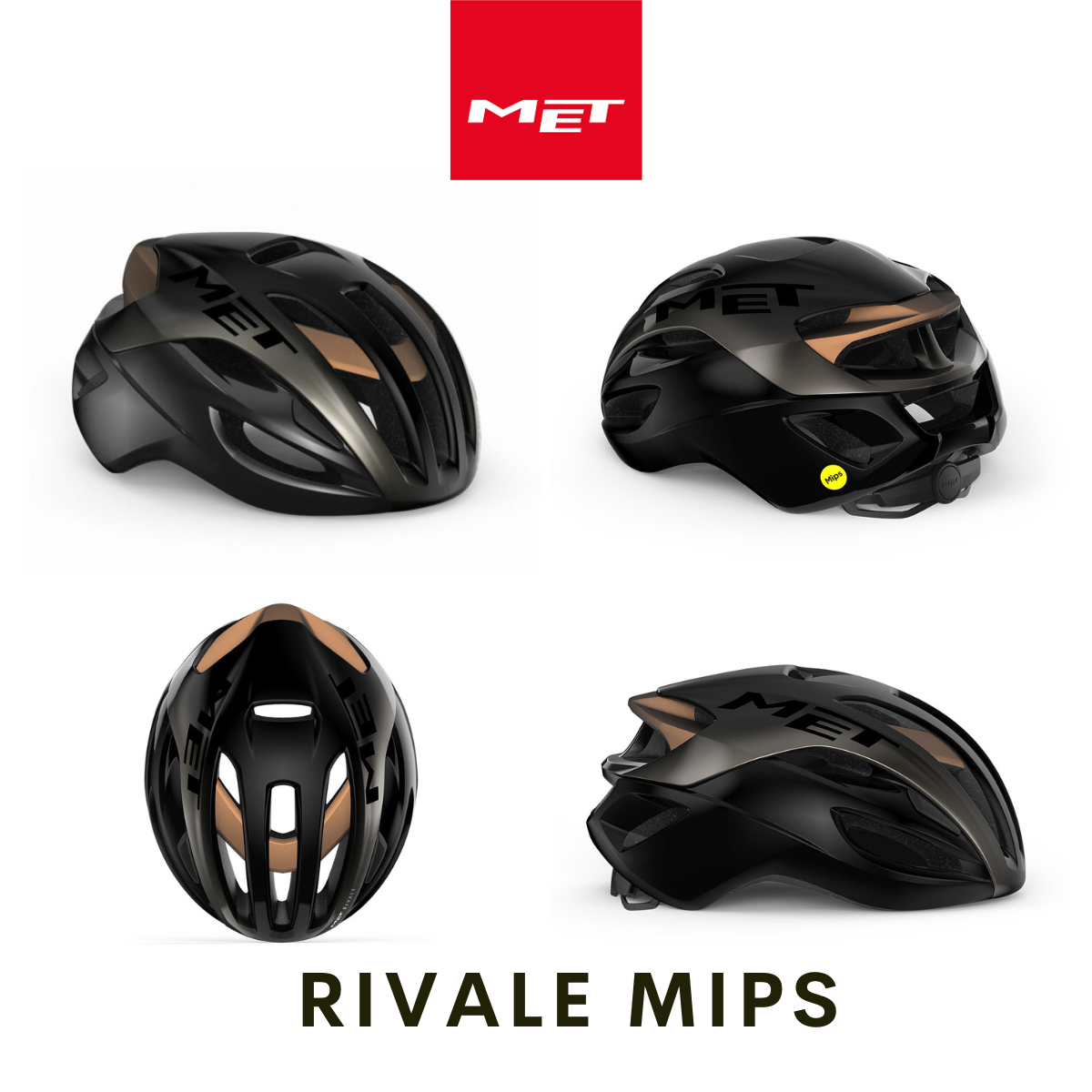 Met Rivale MIPS Road Cycling Helmet (Asian Fit)