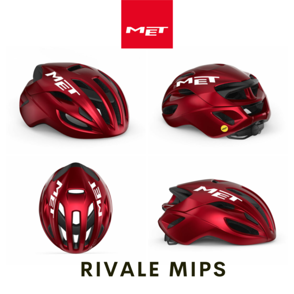 Met Rivale MIPS Road Cycling Helmet (Asian Fit)