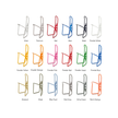 Full color lineup of Minoura alloy bottle cages in 18 vibrant finishes.