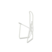 Sleek white Minoura bottle cage offering clean design and dependable bottle support.