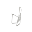 Sleek silver Minoura bottle cage in a lightweight side profile design
