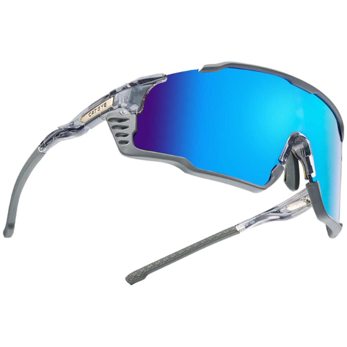 Cateye Sunglasses, Polarized, Blue/Gray