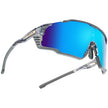 Cateye Sunglasses, Polarized, Blue/Gray