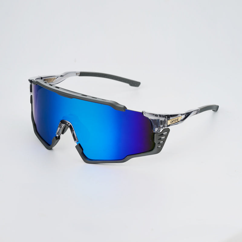 Cateye Sunglasses, Polarized, Blue/Gray