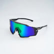 Cateye Sunglasses, Polarized, Green/Black