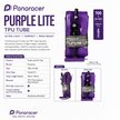 Panaracer Purple Lite TPU tube packaging with specifications 