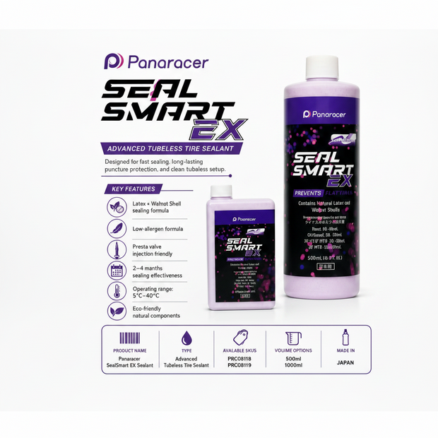 Panaracer Seal Smart EX tire sealant with product details