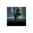 Macro view of the reinforced pump base with sturdy metal legs for long-lasting stability.