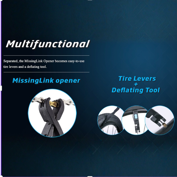KMC missing link lever multi tool for Chain and Tyre