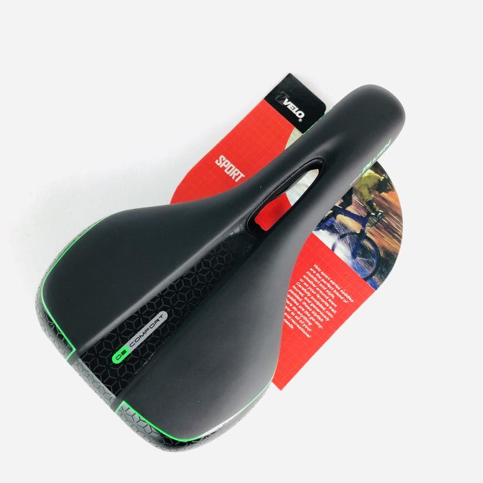 Velo VL-3435 Saddle, Cr-Mo Rail, Black