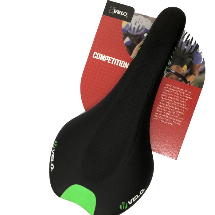 Velo Saddle VL-1743, Cr-Mo Rail, Black