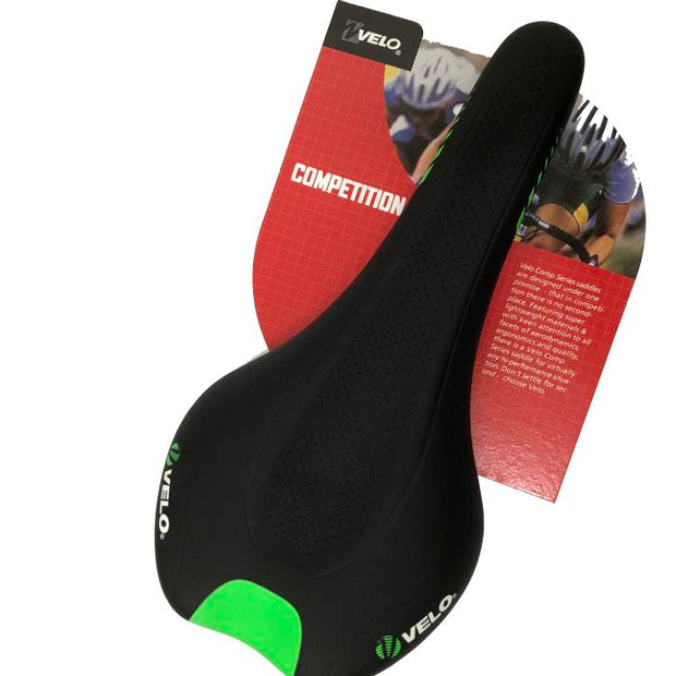 Velo Saddle VL-1743, Cr-Mo Rail, Black
