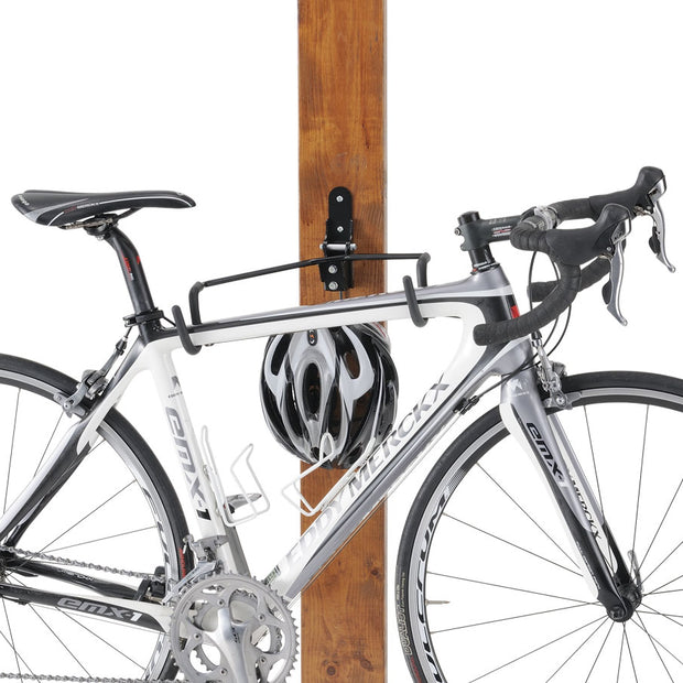 Minoura Bike Hanger 4, Wall mount type bike cradle w/ helmet hook